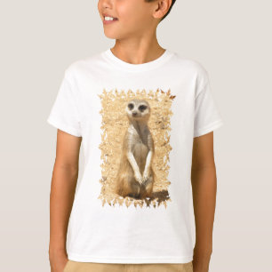 Der T - Shirt neugieriges Meerkat Kindes