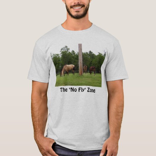 Der T - Shirt "No Fly" (Vorderseite)