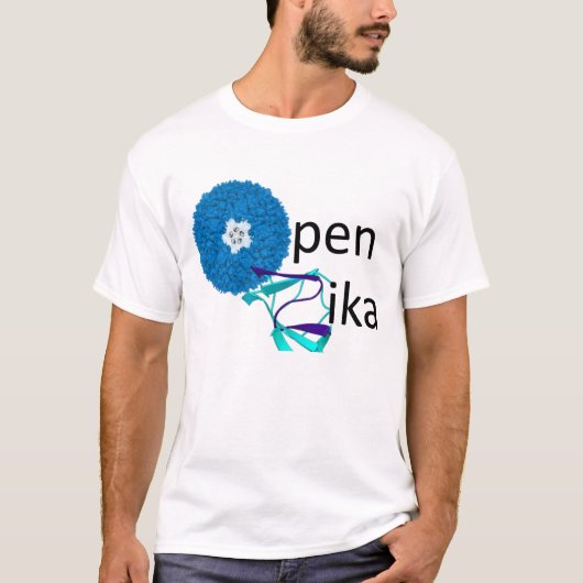 Der T - Shirt OpenZika Männer (Vorderseite)