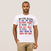 Der T - Shirt Osho des Mannes. Was auch immer (Vorne ganz)