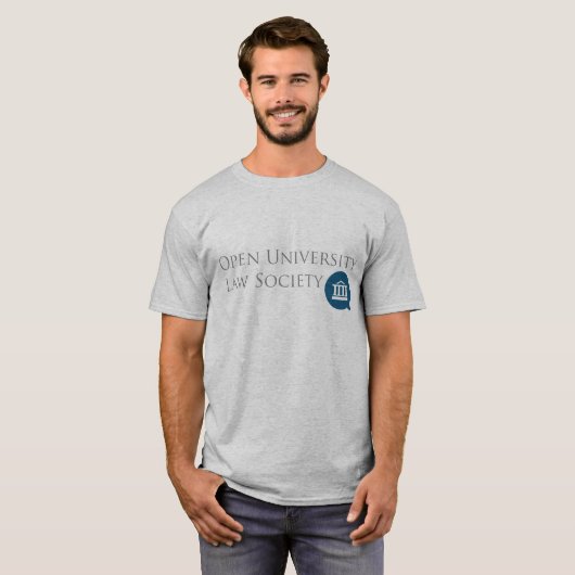 Der T - Shirt OULS Männer (grau) (Vorne ganz)