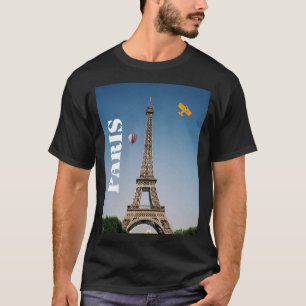 Der T - Shirt-Paris Frankreich Eiffel der Männer T-Shirt