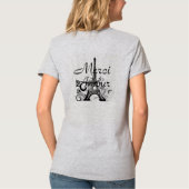 Der T - Shirt Parisjedermann Frauen. (Rückseite)