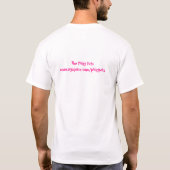 Der T - Shirt PinkyPanda Kindes (Rückseite)
