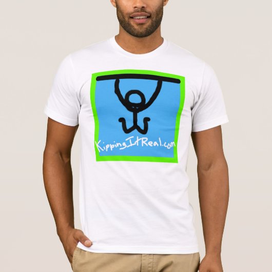 Der T - Shirt-Quadrat-Logo der Männer angepasstes T-Shirt (Vorderseite)