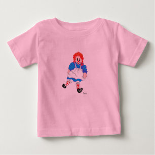 Der T - Shirt Raggedy Ann des Baby-Mädchens durch