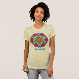 Der T - Shirt Rosey Namaste Kaleidoskop