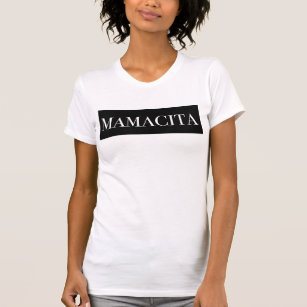 Der T - Shirt schwarzer Aufkleber Mamacita Frauen