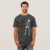 Der T - Shirt Skeleton Halloween-Männer (Vorne ganz)