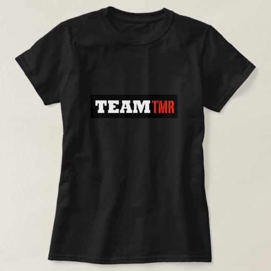 Der T - Shirt TeamTMR Frauen, verfügbar für 3X (Design vorne)