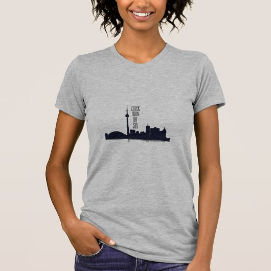 Der T - Shirt Toronto-Frau (Vorderseite)
