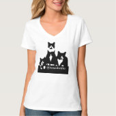 Der T - Shirt TuxedoTrio Frauen (Vorderseite)