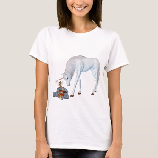 Der T - Shirt Unicorn und Fairy (Vorderseite)