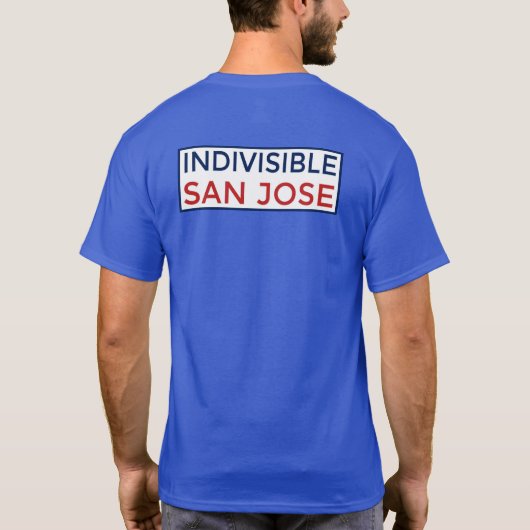 Der T - Shirt unteilbarer San- Josemänner (Rückseite)