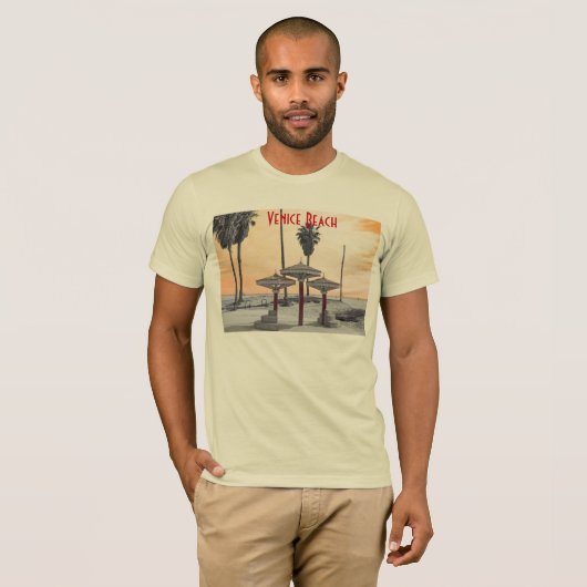 Der T - Shirt Venedig-Strand ll Männer (Vorne ganz)
