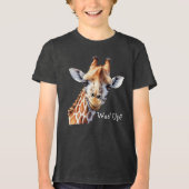 Der T - Shirt von Funny Giraffe Lover, war fertig? (Vorderseite)