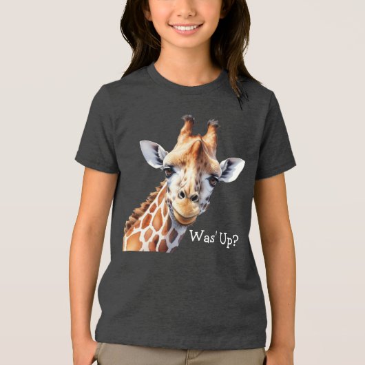 Der T - Shirt von Funny Giraffe Lover, war fertig? (Vorderseite)