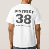 Der T - Shirt #VoteMikeWilliams Männer (Rückseite)