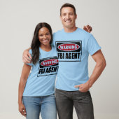 Der T - Shirt warnender FBI-AGENT Männer (Unisex)