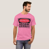Der T - Shirt warnender FETT-AFFE Männer (Vorne ganz)