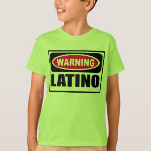 Der T - Shirt warnendes LATINO Kindes
