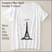 Der T - Shirt "Women's Plus Size" in Paris