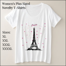 Der T - Shirt "Women's Plus Size" in Paris