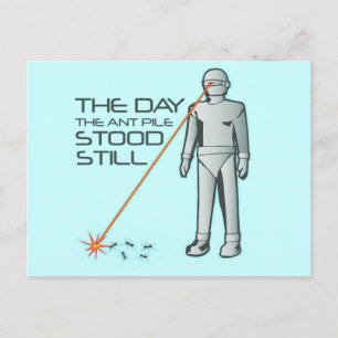 Der Tag, an dem der Ant Pile noch stand Postkarte