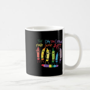 Der Tag, an dem die Crayons die Geburtstagsdekorat Kaffeetasse