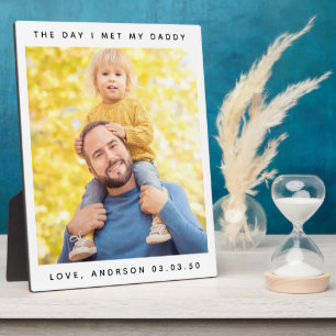 Der Tag, an dem ich mein Daddy-Foto zum ersten Vat Fotoplatte