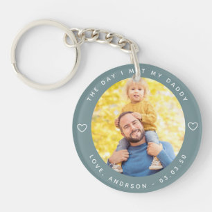 Der Tag, an dem ich mein Daddy-Foto zum ersten Vat Schlüsselanhänger