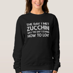 Der Tag, an dem ich Zucchini traf - Zucchini Sweatshirt