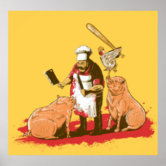 Der Tag, an dem Nahrungsmittel zurückkämpften Poster