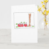 der Tag Apfelbaum Mutter Karte (Gelbe Blume)