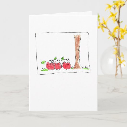 der Tag Apfelbaum Mutter Karte (Gelbe Blume)