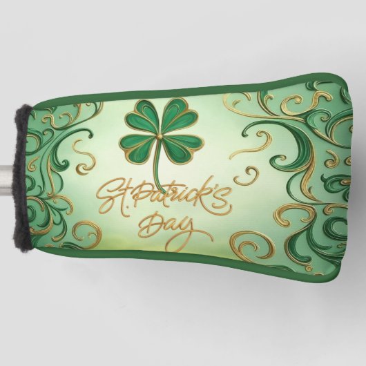 Der Tag der Clover Saint Patrick Golf Headcover (Vorderseite)