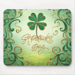 Der Tag der Clover Saint Patrick Mousepad