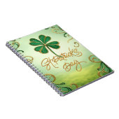 Der Tag der Clover Saint Patrick Notizblock (Rechte Seite)