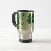 Der Tag der Clover Saint Patrick Reisebecher (Vorderseite Links)