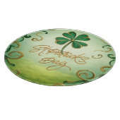 Der Tag der Clover Saint Patrick Schneidebrett (Ecke)