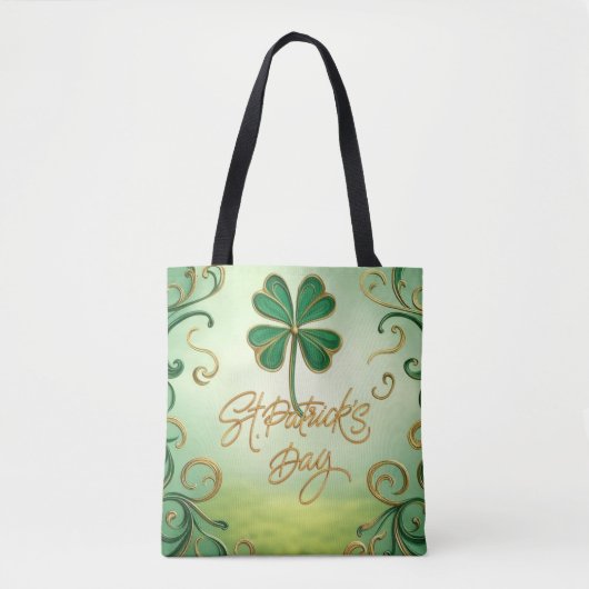 Der Tag der Clover Saint Patrick Tasche (Vorderseite)