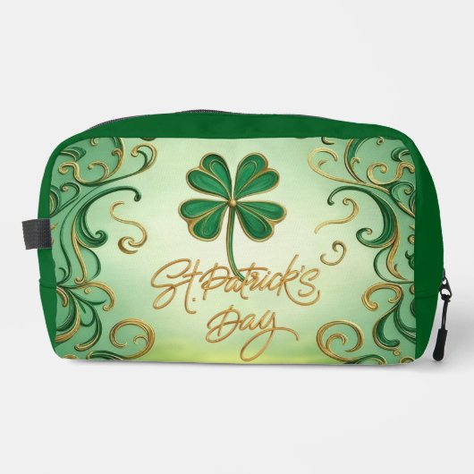 Der Tag der Clover Saint Patrick Waschbeutel (Vorderseite)