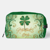 Der Tag der Clover Saint Patrick Waschbeutel (Rückseite)