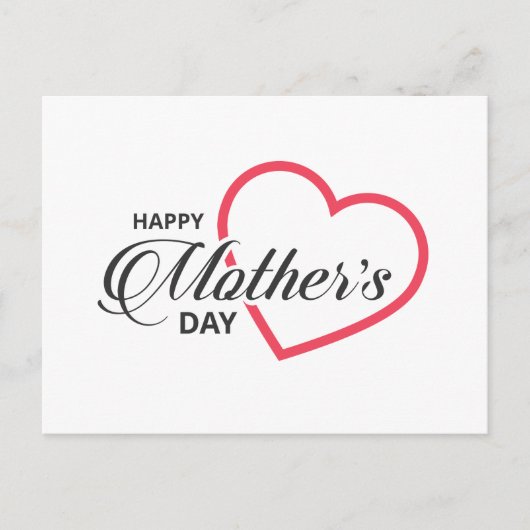 Der Tag der einfachen glücklichen Mutter | Postkar Postkarte (Vorderseite)