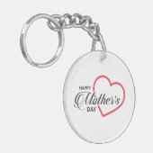 Der Tag der einfachen glücklichen Mutter | SCHLÜSS Schlüsselanhänger (Vorderseite links)