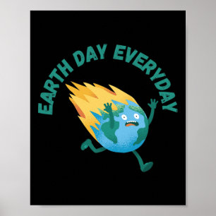 Der Tag der Erde ist der Alltag - den Tag der Erde Poster