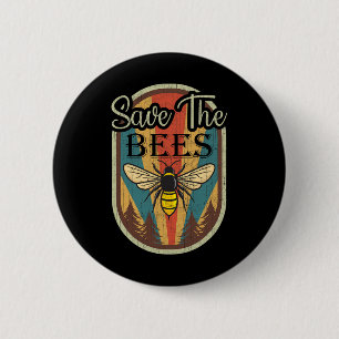 Der Tag der Erde Rette den Retro-Tag der grafische Button