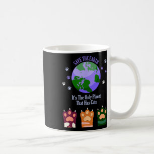 Der Tag der Erde Rette die Erde Es ist der einzige Kaffeetasse