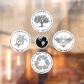 Der Tag der Erde rettet den Planeten Fensteraufkleber (Blatt 2)