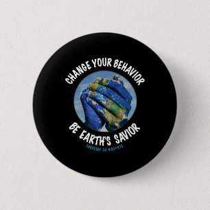 Der Tag der Erde rettet die Pflanze des Planeten m Button